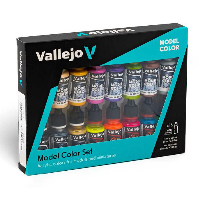 Sada modelářských barev Vallejo 16x18ml – Wargame Special