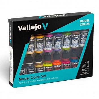 Sada modelářských barev Vallejo 16x18ml – Wargame Special