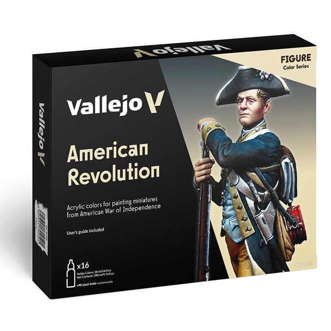 Sada modelářských barev Vallejo 16x18ml – American Revolution