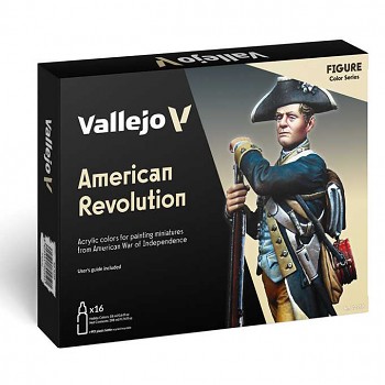 Sada modelářských barev Vallejo 16x18ml – American Revolution