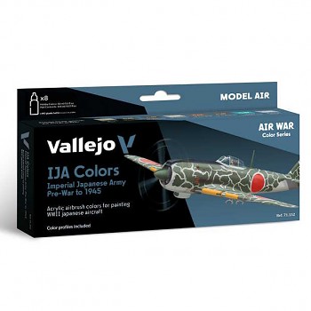 Sada barev pro airbrush Vallejo 8x18ml – Imperial Japanese Army (IJA) Colors