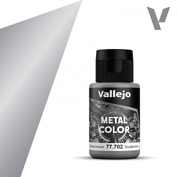 Metalická barva Vallejo 32ml – 702 Duraluminium