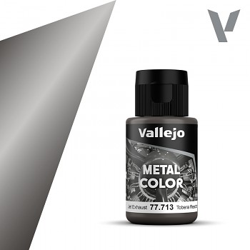 Metalická barva Vallejo 32ml – 713 Jet Exhaust
