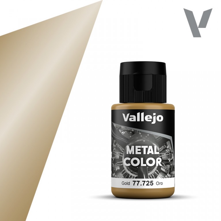 Metalická barva Vallejo 32ml – 725 Gold