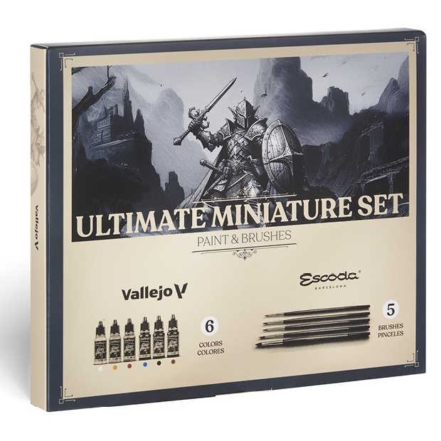 Sada modelářských barev Vallejo 6x18ml – Ultimate miniature set
