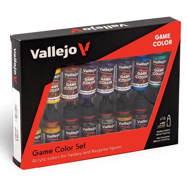 Sada modelářských barev Vallejo 16x18ml – Advanced