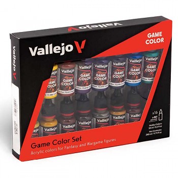 Sada modelářských barev Vallejo 16x18ml – Advanced