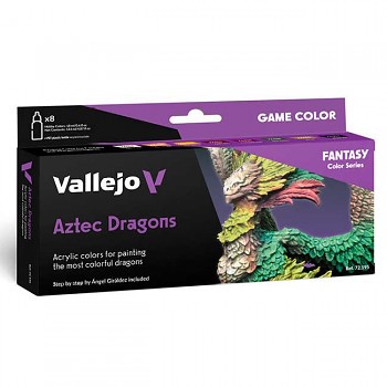 Sada modelářských barev Vallejo 8x18ml – Aztec Dragons