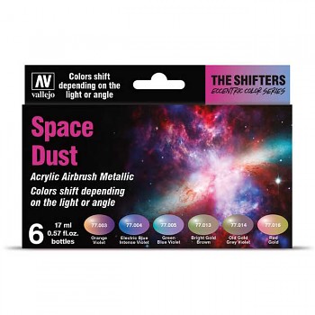 Sada modelářských barev Vallejo Shifters 6x17ml – Space Dust