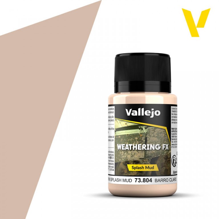 Vallejo Weathering FX 40ml – Light Brown Splash Mud