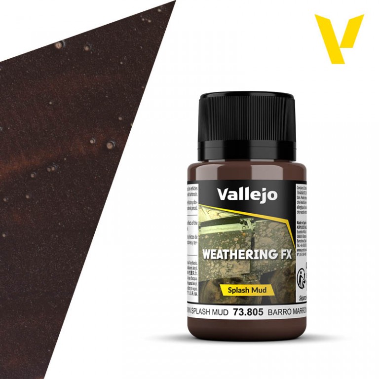Vallejo Weathering FX 40ml – Brown Splash Mud