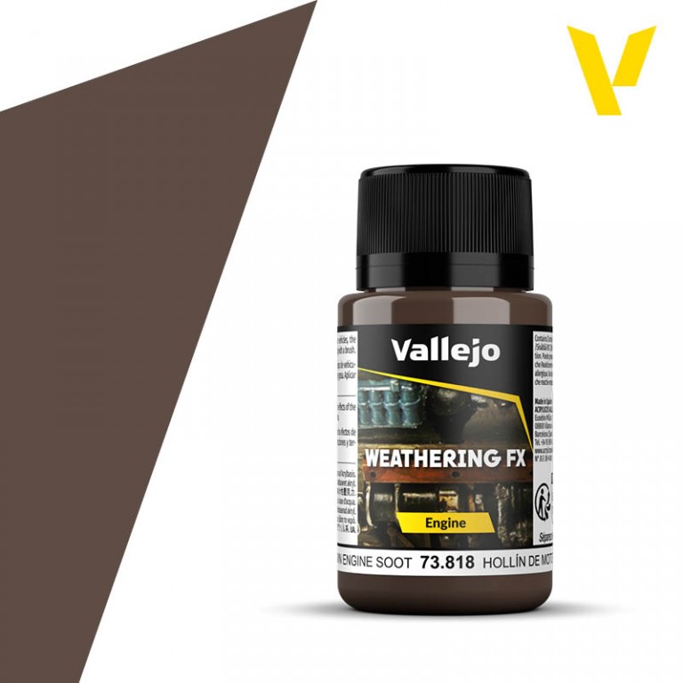 Vallejo Weathering FX 40ml – Brown Engine Soot