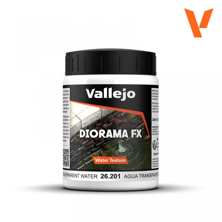 Vallejo Diorama FX 200ml – Transparent water (colorless)
