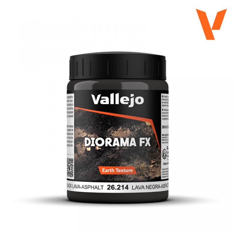 Vallejo Diorama FX 200ml – Black LavaAsphalt