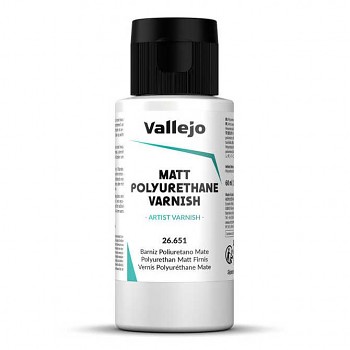 Polyurethanový modelářský lak Vallejo 60ml matný