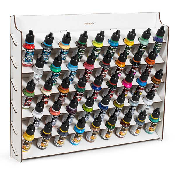 Nástěnný stojan pro modelářské barvy Vallejo 18ml