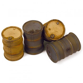 Modelářská scenérie Vallejo – German Fuel Drums #2