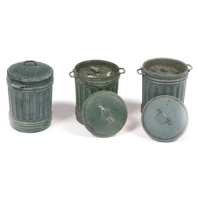 Modelářská scenérie Vallejo – Garbage Bins #1