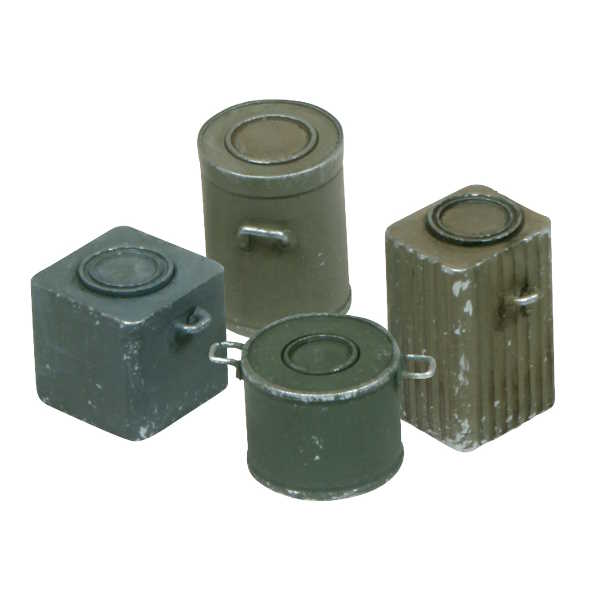Modelářská scenérie Vallejo – WWII German Food Containers