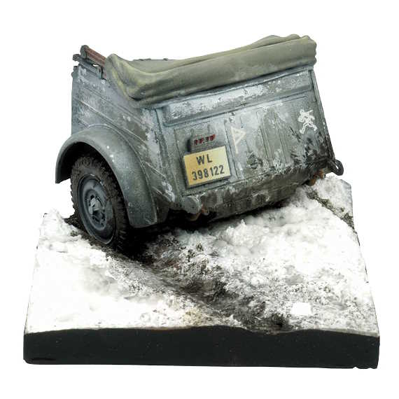 Modelářská scenérie Vallejo – Kubelwagen Base (Rear)