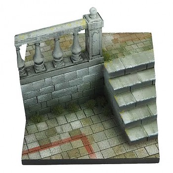 Modelářská scenérie Vallejo – City Stairs