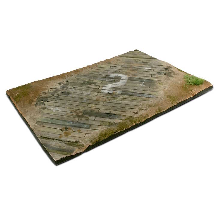 Modelářská scenérie Vallejo – 31x21 Wooden Airfield surface