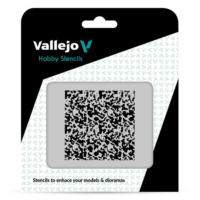 Modelářská šablona Vallejo – Weathered Paint 1/72