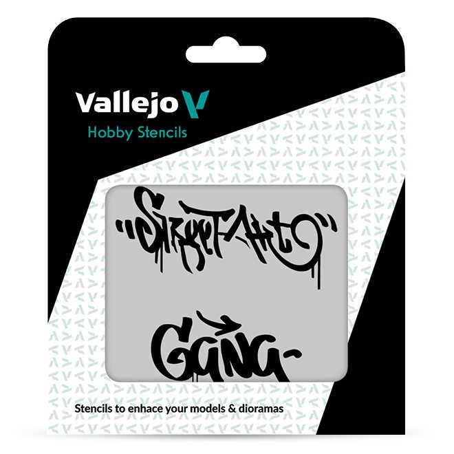 Modelářská šablona Vallejo – Street Art n 2