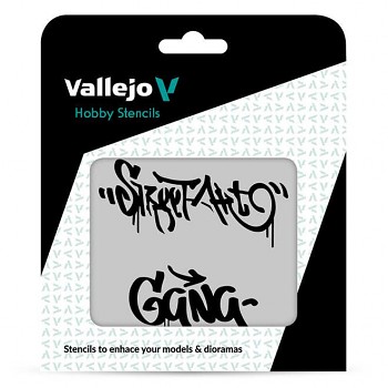 Modelářská šablona Vallejo – Street Art n 2
