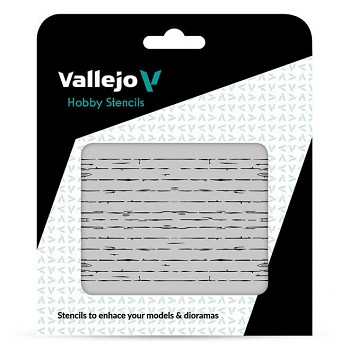 Modelářská šablona Vallejo – Wood Texture n 1