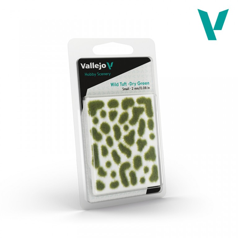 Vallejo travnaté scenérie S – Wild Tuft  Dry Green