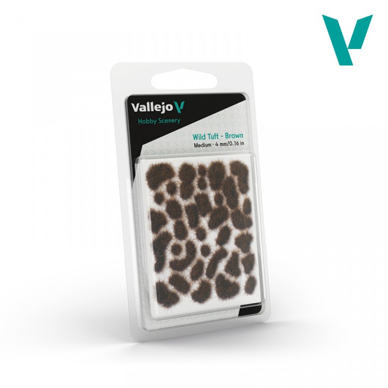Vallejo travnaté scenérie M – Wild Tuft Brown