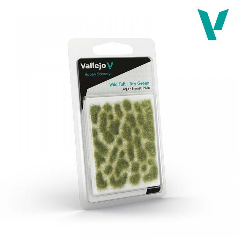 Vallejo travnaté scenérie L – Wild Tuft Dry Green