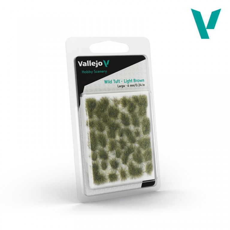 Vallejo travnaté scenérie L – Wild Tuft Light Brown