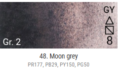 Akvarelové barvy Grand Godet – 48 Moon Grey