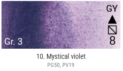 Akvarelové barvy Grand Godet – 10 Mystical Violet