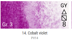 Akvarelové barvy Grand Godet – 14 Cobalt Violet