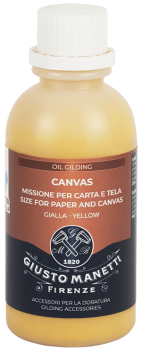 Mixtion na plátno a papír Manetti 125ml – žlutý