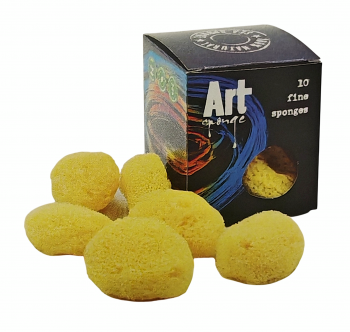 Přírodní mořská houba malá 4-5cm, sada 10ks