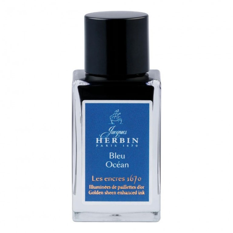 Inkoust Herbin 1670 Prestige 15ml – Ocean blue