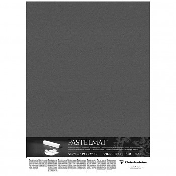 Papír pro pastel Pastelmat 50x70cm 360g anthracite