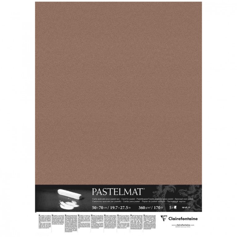 Papír pro pastel Pastelmat 50x70cm 360g light brown