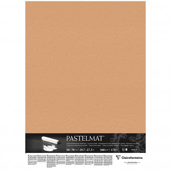 Papír pro pastel Pastelmat 50x70cm 360g sienna
