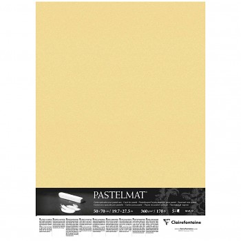 Papír pro pastel Pastelmat 50x70cm 360g buttercup