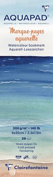 Záložkový blok pro akvarel Aquapad 6x20cm 300g