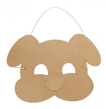 Dětská papírová maska Pejsek