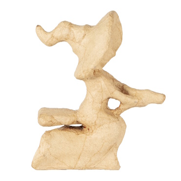 Čarodějnice na metle z papírové hmoty malá