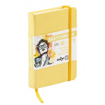 Sketchbook Darwi A6 Soft yellow
