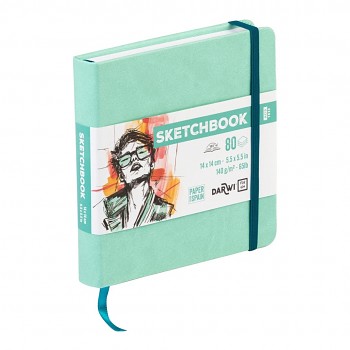 Sketchbook Darwi 14x14 Mintgreen