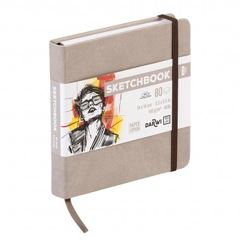Sketchbook Darwi 14x14 Taupe